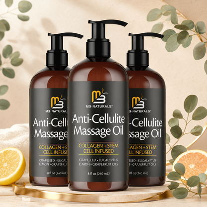 M3naturals Celulitis Oil Massage 400ml