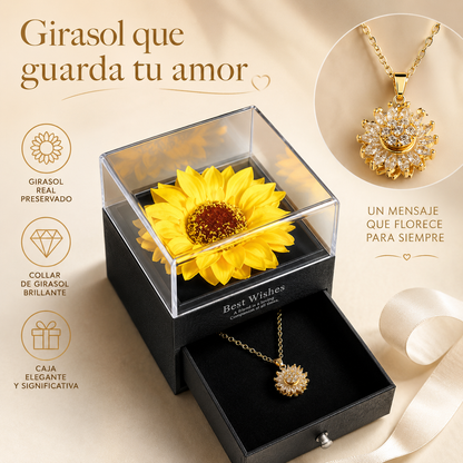 Collar Girasol Giratorio