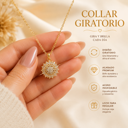 Collar Girasol Giratorio