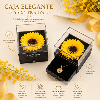 Collar Girasol Giratorio