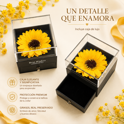 Collar Girasol Giratorio